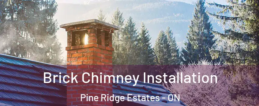  Brick Chimney Installation Pine Ridge Estates - ON