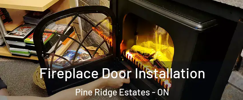  Fireplace Door Installation Pine Ridge Estates - ON