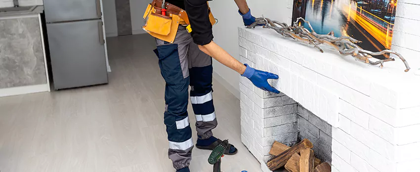 Outdoor Fireplace Restoration in Thorold, Ontario