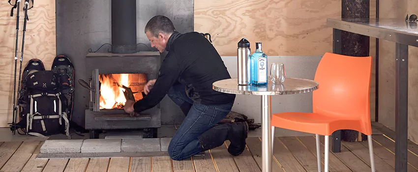 Open Hearth Wood Fireplace Installation in Thorold, ON