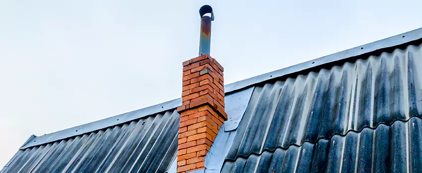 Aluminium Chimney Flashing Repair in Thorold, ON