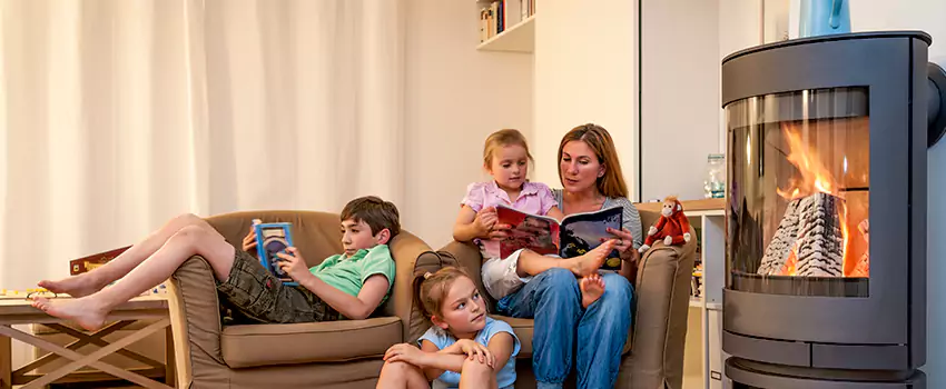 Outdoor Morso Fireplace Broken Screen Replacement in Thorold South, Ontario