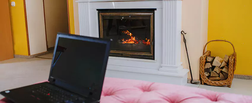 Valor Outdoor Gas Fireplace in Thorold, Ontario