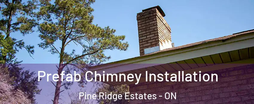  Prefab Chimney Installation Pine Ridge Estates - ON