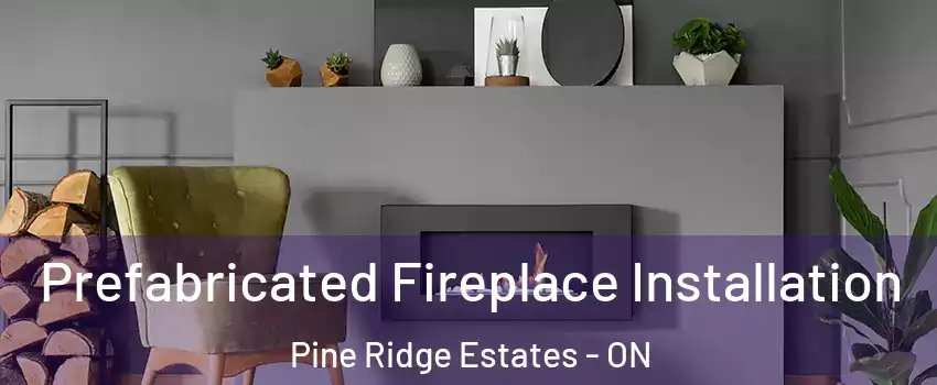  Prefabricated Fireplace Installation Pine Ridge Estates - ON